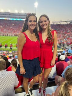 red outfit for football game day red navy blue ole miss vintage havana romper skirt tank Red And Blue Gameday Outfit, Red Ole Miss Game Day Outfit, Gameday Outfit Ole Miss, Outfit For Football Game, Red Outfit Gameday, Maroon Game Day Outfit, Romper Skirt, Football Game Outfit, Vintage Havana