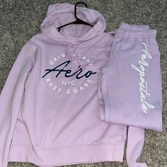 Brand New Washed Never Worn Aeropostale Sets, Aeropostale Set, Sets Outfit, Small Jacket, Sweat Set, Sweat Pants, Really Cute Outfits, Aeropostale, Color Purple