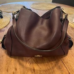 Coach Bag With Lots Of Compartments Excellent Shape Coach Bag, Coach Bags, Mint Condition, Bag Lady, Mint, Purple, Women Shopping, Color