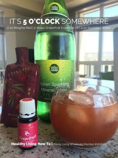 Young Living Ningxia cocktail Ninxia Recipes, Essential Seasonings, Red Recipes, Ningxia Red, Essential Oil Carrier Oils