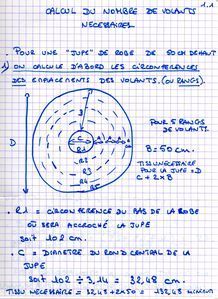 a sheet of paper with writing on it and an image of a circle in the center