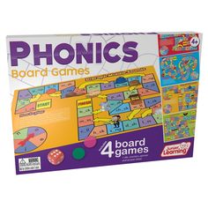 the board game phonics is on display