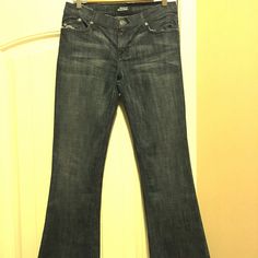 I Bought These Too Small Bcuz I Told By Boutique Sales Girl That They Would Stretch. I Wore A Couple Times And Was Busting Out Of Them Like A Busted Can Of Biscuits. But I Could Not Return Because Of Their Store Policy. Then, The Jeans Ripped As I Tried To Make It Work. Clearly, I'm Not A 29. :( Right Under Left Butt Cheek. If You Can Fix Them You Have Basically Brand New $250 Plus Tax Jeans For Cheap!!! My Loss Is Your Gain. Size 29 Inseam Approx 35" Med-Dark Wash. Really Cute Looking Busted Can Of Biscuits, Sales Girl, Moto Jeans, Rock Republic Jeans, Studded Jeans, Jeans Ripped, Boutique Sales, Designer Jeans, Make It Work