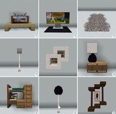 the different types of furniture in minecraft are shown on this page, and there is no image here to provide a caption for