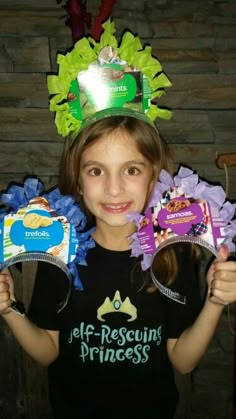 Girl Scout Cookie Crowns for door-to-door sales and cookie booth Swaps Girl Scouts