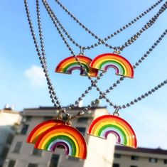 Trending Pride Rainbow Pendant Necklace Made Of Alloy Approximately 23 Inches In Length Bundle Any Two Or More Of My Items For A Discount. Lampwork Glass Pendants, Pride Necklace, Rainbow Pendant, Shell Beads Necklace, Butterfly Necklace Gold, Photo Pendant, Swarovski Beads, Pride Rainbow, Gem Necklace