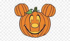 mickey mouse pumpkin with ears and eyes