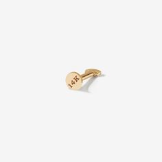 Tiny? Yes. Forgettable? Never. Hood's barely-there design makes this micro piercing ideal for every day wear. Pairs well with all your piercings and earrings and is designed to add a sharp, chic edge to your everyday vibe. Created for you in 14 karat solid gold, this single piercing can stay in your ear always, even when you are in the water. Single Piercing, Pearl Earring Set, Pearl Statement Earrings, Solid Gold Rings, Rose Gold Jewelry, Delicate Earrings, Fine Earrings, White Gold Diamonds, Online Jewelry