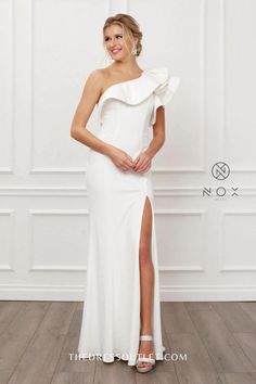 minimalist style wedding gown, wedding dress, bridal wear, bridal gown Shoulder Wedding Dress, Most Beautiful Wedding Dresses, Gown Inspiration, Trumpet Skirt, Elegant Dresses Long, Reception Dress