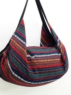 Woven Bag Backpack Hippie bag Hobo bag Boho bag Shoulder bag Tote Purse Handbags Travel Bag Crossbod Tie Dye Bags, Cotton Purse, Woven Pillows, Hippie Bags, Mat Bag, Hobo Bags, Hand Woven Pillows, Boho Bag, Hobo Handbags