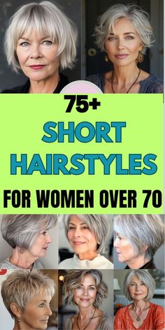 Thick hair? No worries! Explore bold and beautiful hairstyles for women over 70 with thick hair that are surprisingly easy to manage. These cuts will help you flaunt your natural volume and look stunning every day! #ThickHair #BoldStyles #HairstylesForWomenOver70 Short Haircuts No Styling, Hair Styles For Women Over 70 Fine Hair, Hairstyles For 80 Year Old Women, Hair Styles For Older Women Over 60, Short Hair Cuts Thick Hair, Hairstyles For 70 Year Old Women, Short Haircuts For Women Over 60, Over 70 Hairstyles Older Women, Over 70 Hairstyles