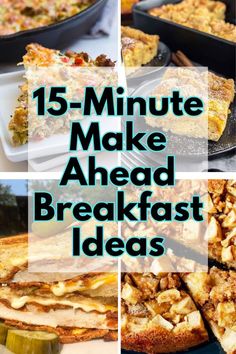 15 minute make ahead breakfast ideas