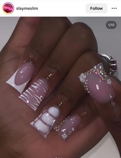 Duck Nails Birthday, Freestyle Short Acrylic Nails, Short Duck Nails Acrylic Y2k Black, Evil Smile Reaction Pic, Duck Nail Inspo 2023, Cute Duck Nails With Charms, Duck Nail Designs Short, Short Dramatic Nails, French Tip Charm Nails