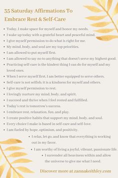 Saturday Morning Affirmations, Saturday Affirmation Quotes, Affirmations For New Week, Reset Affirmations, Self Compassion Affirmations, Rest Affirmations, Saturday Affirmation, Saturday Journal, Saturday Self Care