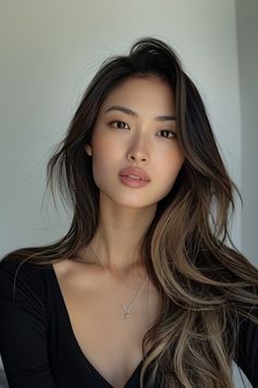 Asian Hair Highlights, Hair Color Asian, Penteado Cabelo Curto, Asian Hair, Bold And Beautiful, Hair Inspo Color, American Beauty, Cool Hair Color, Hair Color Trends