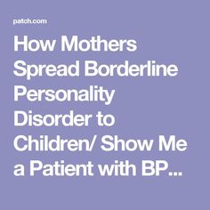 Boderline Personality Disorder, Personality Disorder Quotes, Disorder Quotes, Personality Disorders, Mental Disorder, Borderline Personality, Brain Damage, Mental Disorders, Parenting Books