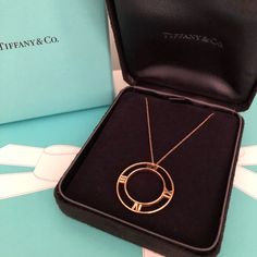 Authentic Tiffany Atlas Pendant Necklace. 18 K Rose Gold. In Very Good Condition. Comes With Original 18 Inch Tiffany Chain. Pendant Is 1.17 Inch Wide. Includes Designer Box. Gold Pendant Necklace Tiffany & Co., Tiffany Atlas, Jewelry Tiffany, K Rose, Tiffany Co Jewelry, Rose Gold Necklace, Chain Pendant, Tiffany & Co., Womens Jewelry Necklace