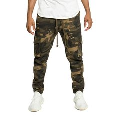 Run the city with the almight Victorious Men's Drop Crotch Twill Jogger Cargo Pants. These trend setting hot new joggers are ideal for anyone looking for the perfect mix of style, quality, and comfort. A remix of the classic best-selling style joggers, these cargo pants are made of durable cotton with added stretch that provides the combination of maximum comfort and flexibility. There are 5 standard functional pockets for plenty of storage space and an inward drawstring closure to adjust to you Jogger Cargo Pants, Camo Outfits, Lightweight Pants, Cargo Joggers, Mens Joggers, Cargo Pants Men, Casual Trousers, Jogger Pants, Cargo Pants