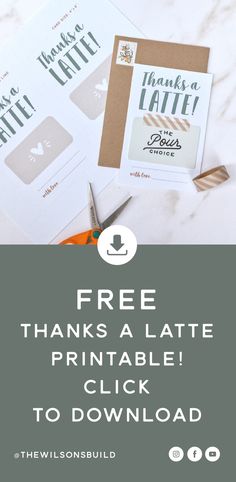 free printables for thanksgiving cards with the words, thanks and thank written on them