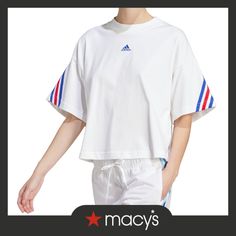 in stock Adidas Women, Pick Up, In Store, Buy Online, Stripes, Adidas, Free Shipping, T Shirt, White