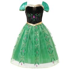 New Children’s Princess Anna Dress Up Halloween Costume For Girls Size 6-8 Years Size 130 Fits 6-8 Years Best Great Christmas Gift! New Boutique Item That Never Had Tags Made In China Non Smoking Home Frozen Movie Princess Anna Costume For Girls Frost Film, Princess Anna Costume, Princess Anna Dress, Anna Dress Frozen, Princess Elsa Dress, Coronation Dress, Anna Costume, Sequin Flowers, Halloween Princess