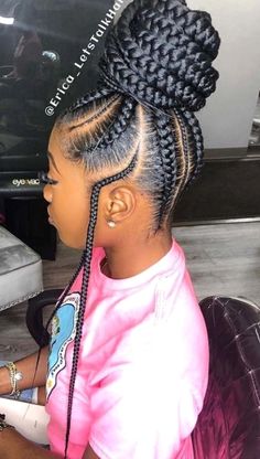 25 popular black hairstyles we're loving right now #braid #hairstyles #tutorials #videos #tiktok braid hairstyles tiktok #hairideas #cutehairstyle #hairstyleideas December Hairstyles, Cornrow Ponytail, Classy Hairstyles, Braided Styles, Braided Ponytail Hairstyles, Girl Braids, Feed In Braid, Big Chop