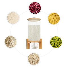 an image of different types of grains