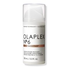 No. 6 Bond Smoother Frizz Control Styling Hair Cream - OLAPLEX | Ulta Beauty Olaplex No 6, Olaplex Products, Winter Wishlist, Wishlist 2024, Xmas List, Styling Hair, Styling Cream, Frizz Control, Taffy