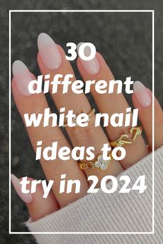 Discover the versatility of white nail art designs to elevate your manicure game. From eye-catching accent nails to understated sheen or daring bold statements, explore a range of styles that white nail art has to offer. Elevate your nail game with these top trends in white nail art! Nail Designs For White Nails, Natural And White Nails, Summer Nail 2024 Trends White, White Nails Ideas 2024, White Nails For Vacation, Summer White Nails Designs, Elegant White Nails Classy, Summer White Nails 2024, Summer White Nails With Designs