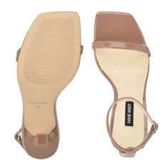 Yess Ankle Strap Sandals Heeled Sandal, Modern Square, Heel Sandal, Dress Sandals, Barley, Ankle Strap Sandals, Strap Sandals, Nine West, High Heel