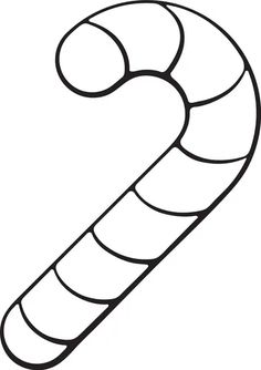 a candy cane coloring page for kids