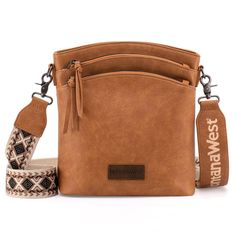 PRICES MAY VARY. Made of premium quality vegan leather and hardware materials, this crossbody purse is stain, wear, and scratch resistant. 1 main zipper pocket has 2 inner open slip pockets, and 1 inner zipper pocket. 2 curved zipper pockets on the front, and each of them is about a hand's length deep. 1 back CCW pocket with a holster and an open pocket. Roomy with multiple pockets for good organizing. Designed with triple zipper pockets and curve decoration this crossbody bag has an aesthetic, Large Crossbody Bag, Large Crossbody Bags, Formal Dresses For Women, Guitar Strap, Handbags For Women, Womens Clothing Sizes, Fashion Essentials, Body Bag, Purses Crossbody