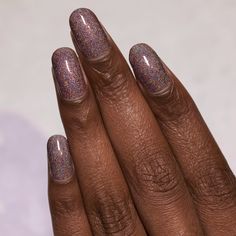 Mocha Brown Ultra Holographic Nail Polish Peach Nail Polish, Holo Nail Polish, Ilnp Nail Polish, Peach Nails, Holographic Nail Polish, Mocha Brown, Holographic Nails, Soft Focus, Gold Shimmer