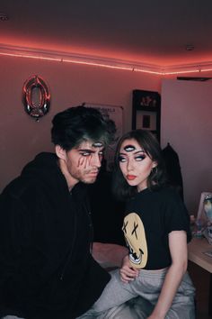 A look we did for the spooky season Eye Halloween Makeup, Third Eye, Spooky Season, Face Makeup, Halloween Face Makeup