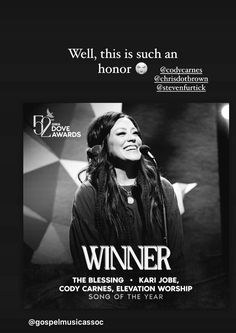 an ad for the winner of the song of the year award is shown in black and white