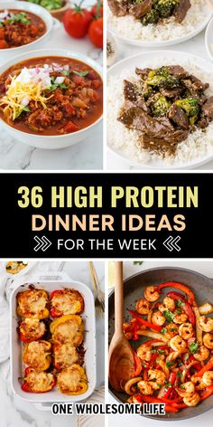 the ultimate meal guide for high protein dinner ideas