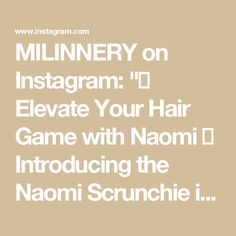 MILINNERY on Instagram: "✨ Elevate Your Hair Game with Naomi ✨

Introducing the Naomi Scrunchie in a stunning dark blue with purple shine tones satin. Perfect for those who love a touch of luxury, Naomi is designed to keep your hair looking flawless while adding a sophisticated flair. Ideal for a night out, a day at the office, or any occasion where you want to shine. Gentle on your hair, this scrunchie prevents breakage and adds an elegant touch to your style. Fall in love with the silky smooth feel of Naomi! 💙

#NaomiScrunchie #MilinneryMagic #DarkBlueSatin #HairAccessories #Scrunchies #SmallBusiness #LuxuryHair #Fashion #HairGoals" Day At The Office, Luxury Hair, Style Fall, To Shine, Love A, Hair Looks, Hair Goals