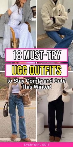 ugg outfits, ugg outfit ideas, uggs outfit, uggs outfits, uggs outfit ideas, ugg boots outfits, ugg boots outfit ideas. Classic Slipper Uggs Outfit, Ugg Leggings Outfit Winter, Overalls And Uggs Outfit, Uggs Outfit Work, Ugg Slippers Outfit Fall, Ugg Tazz Slippers Outfits, Disquette Uggs Outfits, Winter Slippers Outfit, Style Platform Uggs