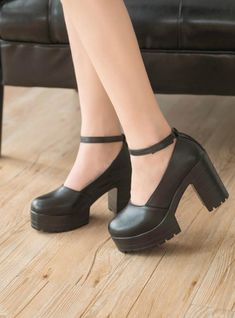 Thick Heels Platform High Heels Shoes Pumps Platform High Heel Shoes, Heels Platform, High Heels Shoes, Thick Heel, Platform High Heels, Of Outfits, Women's Heels, Shoes Pumps, Thick Heels