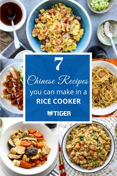 the top 7 chinese recipes you can make in a rice cooker