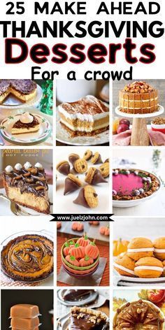 25 thanksgiving desserts for a crowd