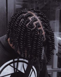 Jumbo Two Strand Twists Men, Men Long Hairstyles Black Man, Stud Natural Hairstyles, Black Stud Hairstyles, Braided Hairstyles For Studs, Stud Twist Hairstyles, Men’s Plaits, Stud Haircut Black, Studs Hairstyles Braids