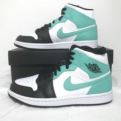 Limited 2021 Nike Air Jordan 1 Mid Guaranteed 100% Genuine Authentic, Bid with Confidence  Color: White/Black/Tropical Twist Style: 554724-132 Condition: 100% Brand new & never used Extremely limited Pls check out my other items for more size or color Shipping: Shipping fee only to the contiguous 48 states, extra fee will be charge for other states, APO/FPO, PO Box address, etc. Please message for details!  Return/Cancellations: Shipping fee and PayPal transaction fee both are non-refundable plus 20% restocking fee might apply for returns as well! Check out my other items! Be sure to add me to your favorites list! Please feel free to contact us with any question, thank you for looking! Powered by eBay Turbo Lister The free listing tool. List your items fast and easy and manage your active Gray Nike Shoes, Nike Shoes Women Fashion, Jordan Wings, Air Jordan Retro 1, Preppy Shoes, Pretty Shoes Sneakers, Jordan Retro 1, All Nike Shoes, Tropical Twist