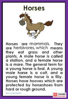 an animal poem with the words horses