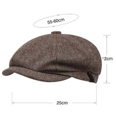 the size of a hat with measurements for it and how to put it on top