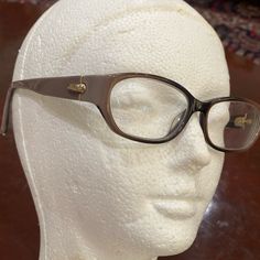 Chloe Eye Glasses Rx Proscription Glasses On Need To Replace And Use Your Own Prescription Preowned Good Condition Fast Shipping Chloe Reading Glasses, Chloe Glasses Eyewear, Tan Brown, Eye Glasses, Sunglasses Accessories, Chloe, Brown And Grey, Lavender, Women Accessories