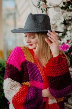 This deep gray wide brim hat exudes rustic sophistication to carry out western cowgirl looks woven with hints of chic bohemian style. Made from a dark colored felt, the felted fedora hat is equal parts comfortable and fashionable. size adjustable 90% polyester, 5% cotton, 5% wool height: 4 ½” circumference: 24” brim width: 3 ½” see all 14 colors Wide Brim Felt Hat, Cowgirl Look, Bohemian Chic Fashion, Trendy Hat, Chic Bohemian, Western Cowgirls, Deep Gray, Hat For Women, Western Cowgirl