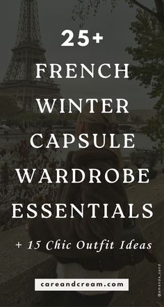 Discover the ultimate guide to French winter wardrobe essentials and get inspired by 15 chic, timeless, and easy french winter outfit ideas. Learn how to create a winter capsule wardrobe that embodies French winter fashion women adore. From cozy cold weather outfits to winter basics wardrobe essentials, this blog post will help you master how to dress like a French woman in winter. French capsule wardrobe, capsule wardrobe outfits winter. Winter Staples For Women, Winter Vacation Capsule Wardrobe, Winter Outfit Formulas, Europe Winter Capsule Wardrobe, Timeless Winter Outfits, Winter Capsule Wardrobe 2024, French Winter Style, French Capsule Wardrobe, Basics Wardrobe