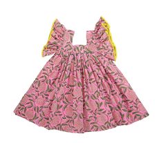 Chic Pink Dress For Festive Occasions, Chic Pink Dresses For Festive Occasions, Pink Festive Dresses For Spring, Pink Dress For Spring Festivities, Pink Dress For Festive Spring Occasion, Festive Sleeveless Dress With Ruffles, Festive Cotton Dresses For Spring, Festive Cotton Dress For Spring, Festive Multicolor Ruffle Dresses