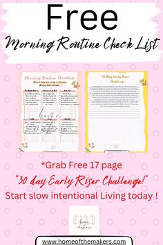 When I tell people that I cheerfully and willingly wake up on my own at 4:30 a.m. I'm usually met with blank glances and "Hell, naw, couldn't be me," to which I respond, "Well, what if it could be you?" Find out how by reading the article ! Selfish Quotes, Become A Morning Person, Routine Checklist, A Morning Routine, Self Care Bullet Journal, Day Planner Design, Success Habits